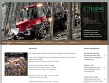 Tablet Screenshot of forstservicefuchs.de